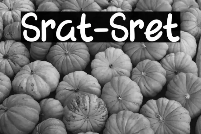 Srat-Sret Font examples