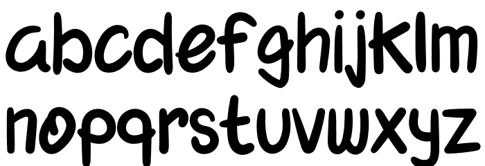 Srat-Sret Font LOWERCASE