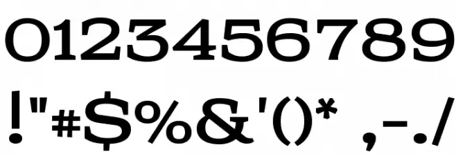 Sreda Font OTHER CHARS