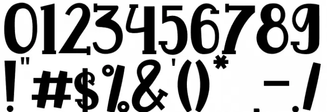 Sri Candy Font OTHER CHARS