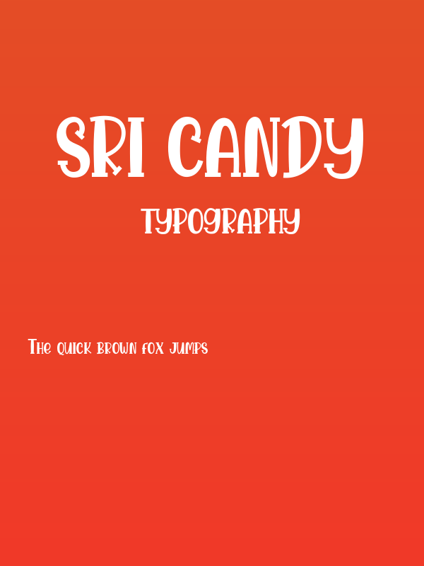 Sri Candy Poster