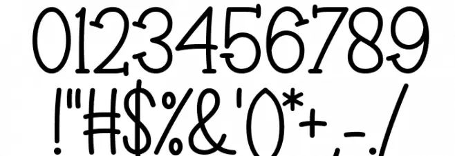 Sri Muliyo Font OTHER CHARS