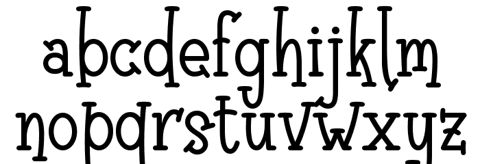Sri Muliyo Font LOWERCASE