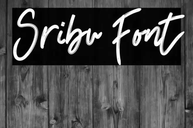 Sribu Font examples