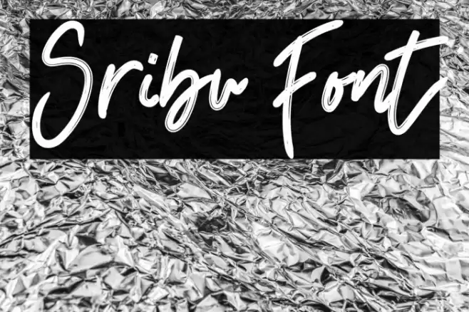 Sribu Font examples