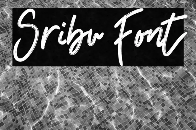 Sribu Font examples