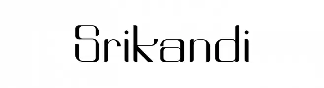 Srikandi  Frei Schriftart Herunterladen
