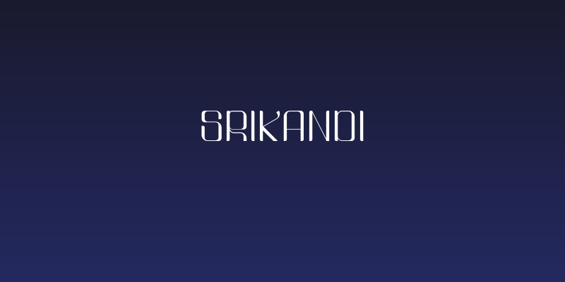 Srikandi Social Header