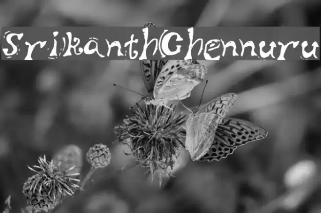 SrikanthChennuru Font examples