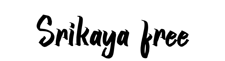 Srikaya free  font caratteri gratis