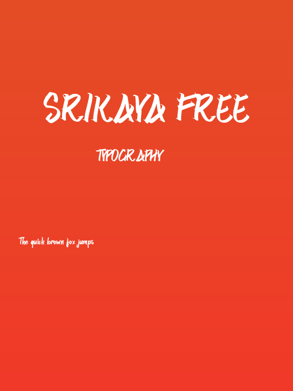 Srikaya free Poster