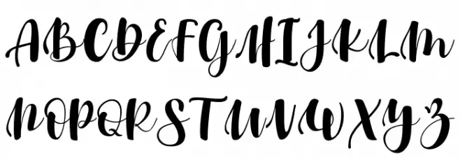Srikonitta Script Two Schriftart Groß