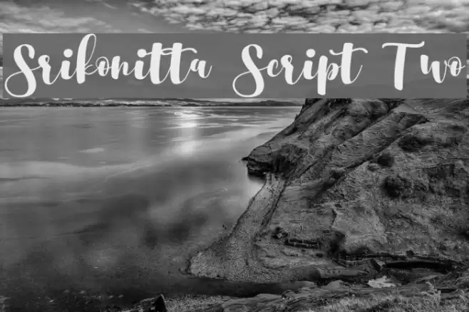 Srikonitta Script Two Font examples