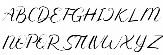 Srinita Script Шрифта ВЕРХНИЙ