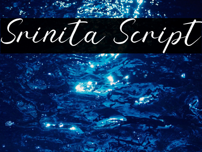 Srinita Script Example 1