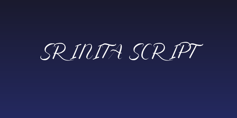 Srinita Script Social Header