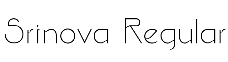 Srinova Regular  لخطوط تنزيل
