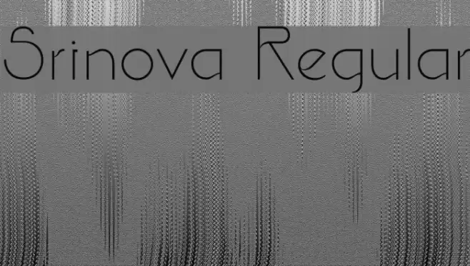 Srinova Regular Font examples