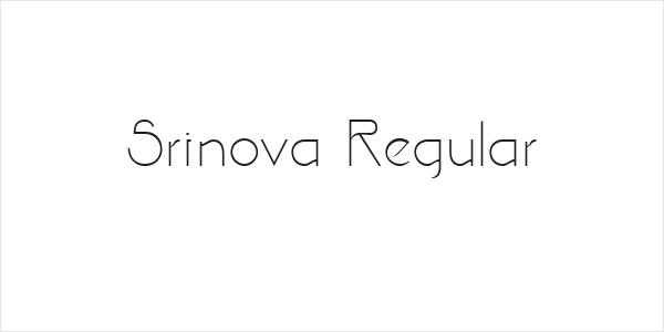 Srinova Regular Logo