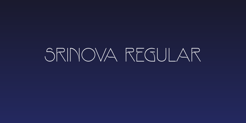 Srinova Regular Social Header