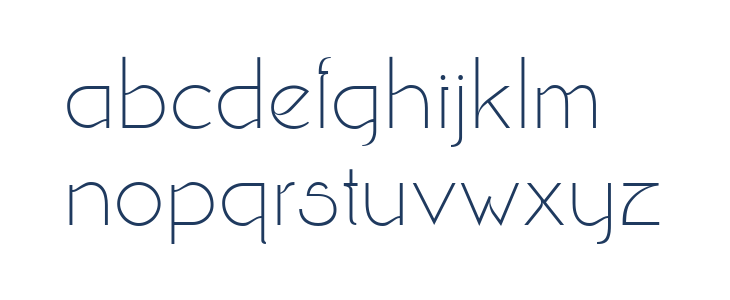 Srinova Regular Lowercase