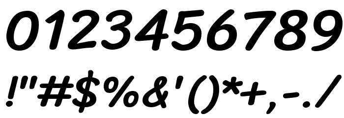 Sriracha Font OTHER CHARS