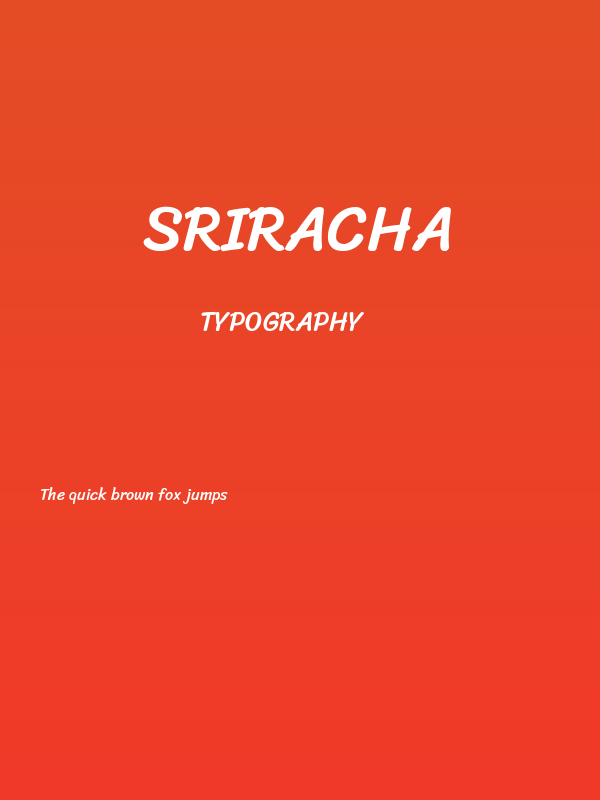 Sriracha Poster