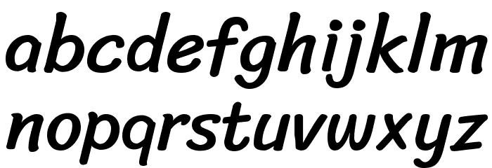 Sriracha Font LOWERCASE