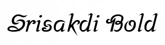 Srisakdi Bold  baixar fontes gratis