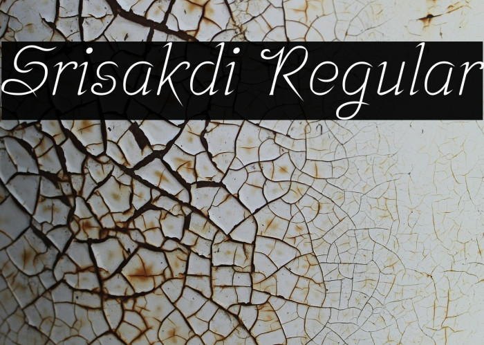 Srisakdi Regular Font examples