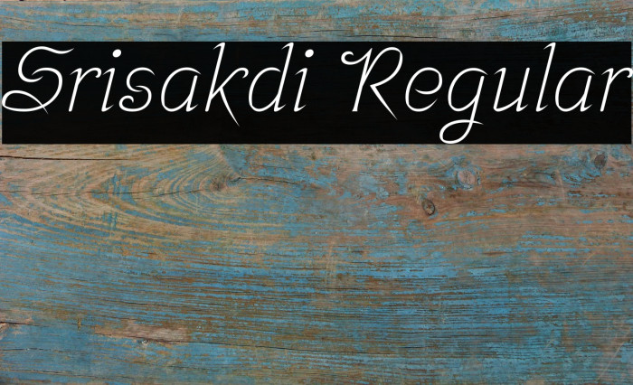 Srisakdi Regular Font examples