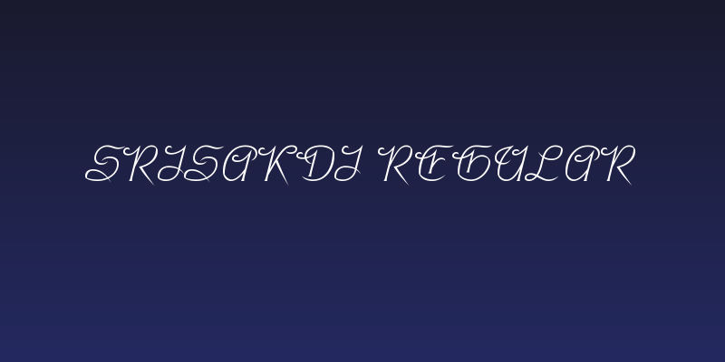 Srisakdi Regular Social Header