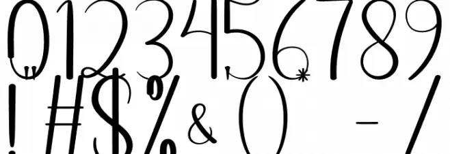 Srundle Font OTHER CHARS