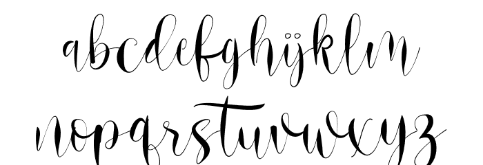 Srykandi Font LOWERCASE