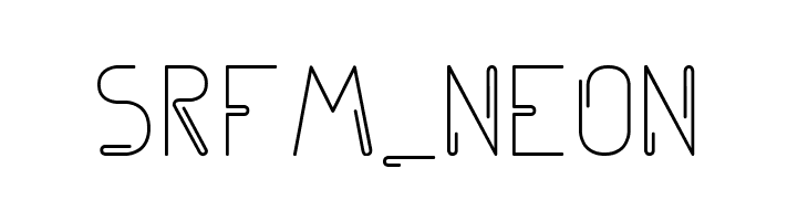 srfm_neon  Скачать бесплатные шрифты