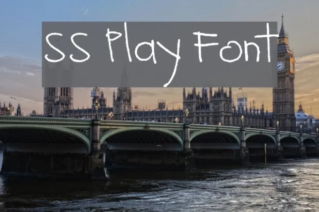 SS Play Font Example 1