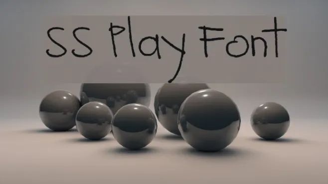 SS Play Font Example 3