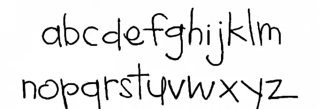 SS Play Font Caratteri MINUSCOLO