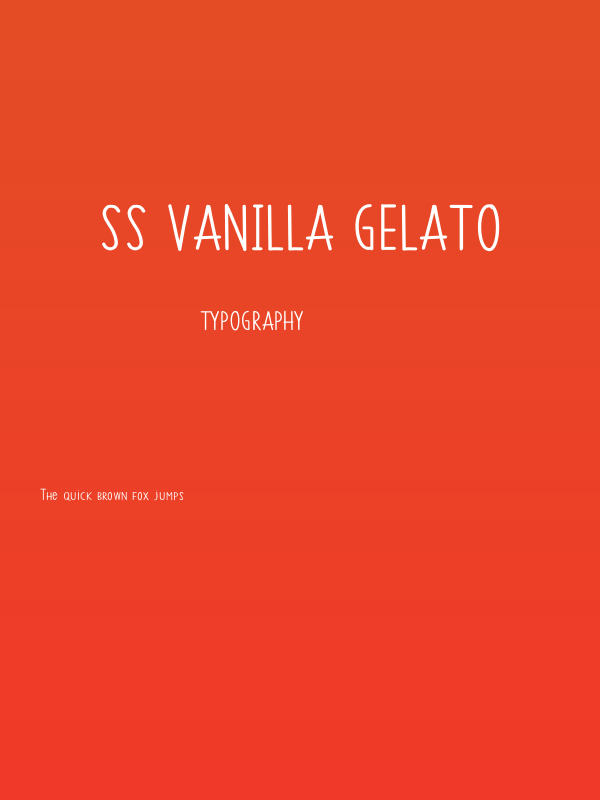 SS Vanilla Gelato Poster