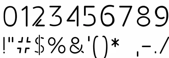 SSAdec Font OTHER CHARS