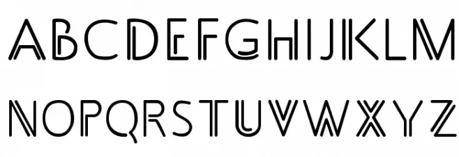 SSAdec Font LOWERCASE