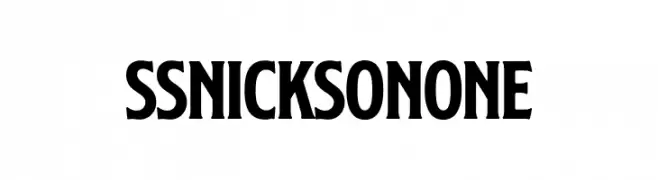 SSNicksonOne  Fuentes Gratis Descargar