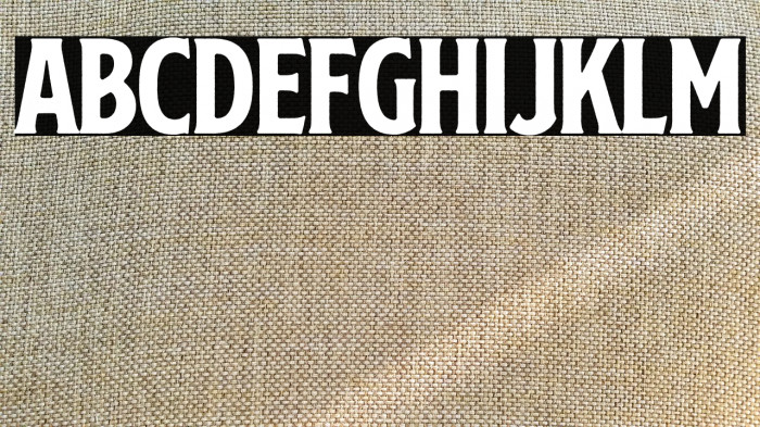 SSNicksonOne Font examples