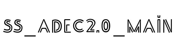 SS_Adec2.0_main  Frei Schriftart Herunterladen