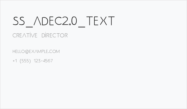SS_Adec2.0_text Business Card