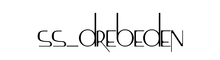 ss_drebeden Font