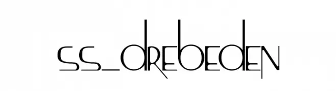 ss_drebeden  Frei Schriftart Herunterladen