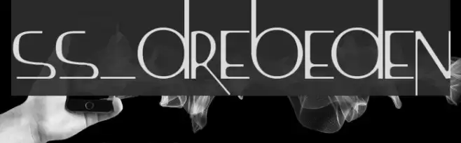 ss_drebeden Font examples