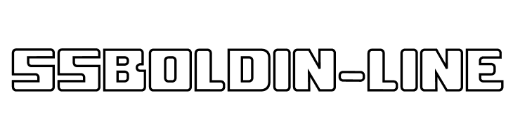 ssboldin-Line  Free Fonts Download