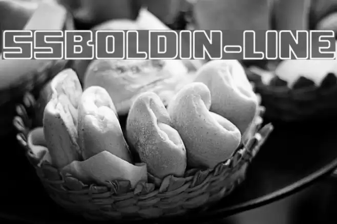 ssboldin-Line Font examples